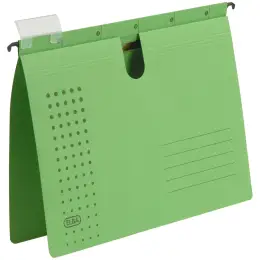 Hängehefter Elba 100552096 85741GN Chic Ultimate A4, Karton 240g, kaufmännische Heftung, Schnellhefter-Mechanik, grün