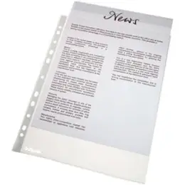 Prospekthüllen Esselte 56094 A4 Kunststoff (PP) 43my genarbt, Pack 10 Stk