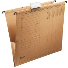 Hängetasche Esselte 621010 OrgaClass naturbraun, Karton 230g, Pack 25 Stk
