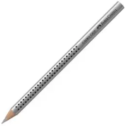 Buntstift Faber-Castell 110982 Jumbo Grip Schreibfarbe: silber