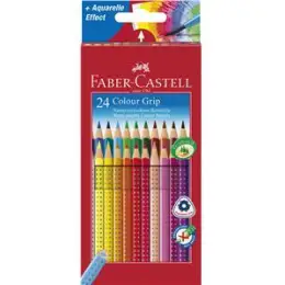 Buntstift Faber-Castell 112424 Colour Grip 24er-Kartonetui