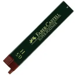 Feinmine Faber-Castell 120511 Stärke: 0,5 mm, Härte: H, Dose 12 Stk