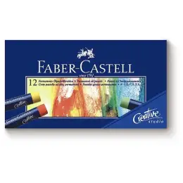 Ölpastellkreide Faber-Castell 127012 Creative Studio 12er-Etui, Pack 6 Stk