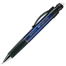 Druckbleistift Faber-Castell 130732 Grip Plus 0.7 Minenstärke: 0,7mm, Schaftfarbe: blau-metallic