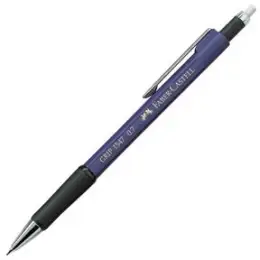 Druckbleistift Faber-Castell 134751 Grip 1347 0.7 Minenstärke: 0,7mm, Schaftfarbe: blau-metallic