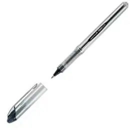 Tintenroller Uni-Ball Vision Elite UB-200 146799 0,4mm, Metallspitze, Wechselmine, mit Kappe, dokumentenecht, schwarz