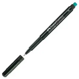 Folienschreiber Faber-Castell 151399 Multimark permanent F 0,6mm (F), schwarz