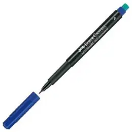 Folienschreiber Faber-Castell 152351 Multimark permanent S blau
