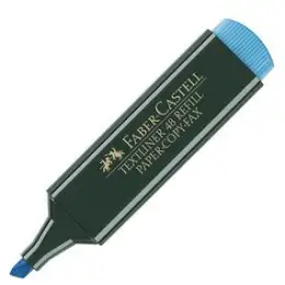 Textmarker Faber-Castell 154851 Textliner 48 Refill 1-5mm, Keilspitze, blau