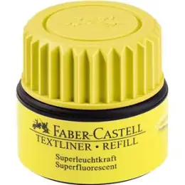 Textmarker-Nachfüllfass Faber-Castell 154907 Textliner 1549 Refill gelb, Flasche 30ml