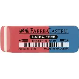 Radierer Faber-Castell 187040 7070-40 rot/blau