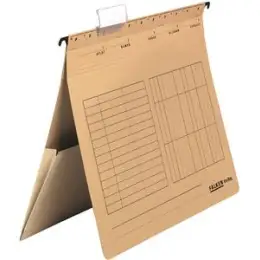 Hängehefter Falken 10106219 UniReg für A4, Kraftkarton 230g, kaufmännische Heftung, braun