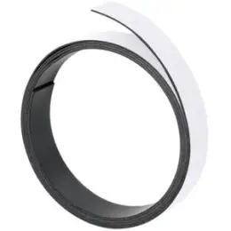 Magnetband Franken M80109 M801 09 5mmx1m weiß zum Selbstzuschnitt beschriftbar