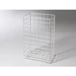 Papierhandtücher-Sammelkorb Fripa 2340013 Draht weiß 41x63x25,5cm