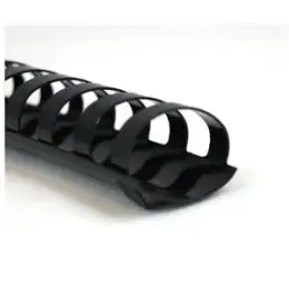 Plastikbinderücken GBC 4028184 Ø 32,0mm oval schwarz, Pack 50 Stk