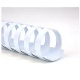 Plastikbinderücken GBC 4028207 Ø 51,0mm oval weiß, Pack 50 Stk