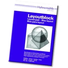 Layoutblock Hahnemühle 10625040 A4, 75 Blatt, 75g, Pack 5 Stk
