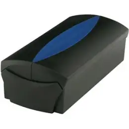Visitenkartenbox HAN 2000-34 VIP-Set Kunststoff (PS), schwarz/blau