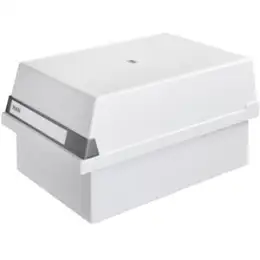 Karteikasten HAN 955-11 A5-quer, lichtgrau, inkl. 2 Stützplatten