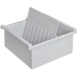 Karteitrog HAN 966-0-11 A6-quer, grau, inkl. 1 Stützplatte