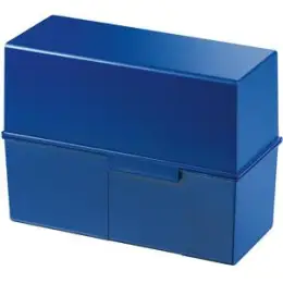 Karteibox HAN 975-14 A5-quer, blau
