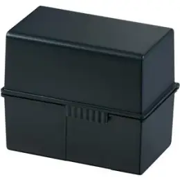 Karteibox HAN 976-13 A6-quer, schwarz