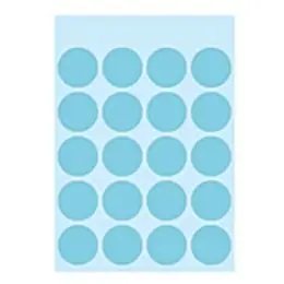Markierungspunkte Herma 1873 Vario Ø 19mm rund, Papier, selbstklebend, blau, Pack 10 x 100 Stk/5 Blatt