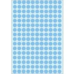 Markierungspunkte Herma 2213 Ø 8mm rund, Papier, selbstklebend, blau, Pack 5632 Stk/32 Blatt