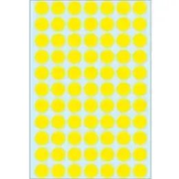 Markierungspunkte Herma 2231 Ø 13mm rund, Papier, selbstklebend, gelb, Pack 2464 Stk/32 Blatt