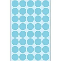 Markierungspunkte Herma 2253 Ø 19mm rund, Papier, selbstklebend, blau, Pack 1280 Stk/32 Blatt