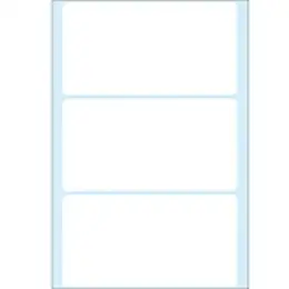 Haftetiketten Herma 2500 52 x 100 mm, selbstklebend, weiß, Handbeschriftung, Pack 96 Stk/32 Blatt