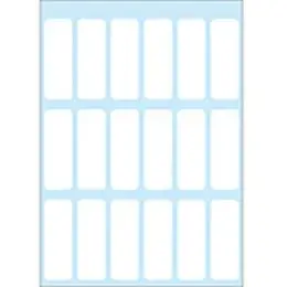 Vielzweck-Etiketten Herma 3650 Vario 12 x 34 mm, selbstklebend, weiß, Handbeschriftung, Pack 10 x 126 Stk/7 Blatt