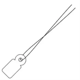 Hängeetiketten Herma 6949 10 x 22 mm, weiß, weißer Faden, Pack 1000 Stk