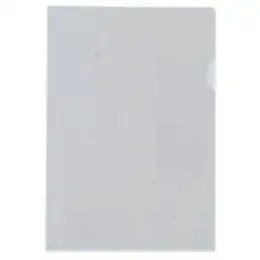 Sichthüllen Hetzel 21675090 A4, PP-Folie, genarbt, farblos, glasklar, glänzend, Pack 50 Stk