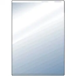 Ausweishüllen Hetzel 23412090 Innenmaße: 55 x 86 mm, für Kreditkarten, hoch, glasklar, oben offen, Pack 25 Stk