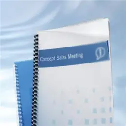 Einbanddeckel GBC IB386848 PolyClearView A4 (210 x 297 mm), 300 micron, halbtransparent, Pack 100 Stk