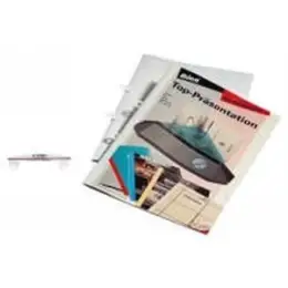 Abheftstreifen GBC IB412356 ibiFile Kunststoff (PVC), weiß, für Thermobindemappen, Pack 50 Stk