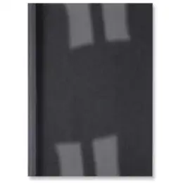 Thermobindemappen GBC IB451614 ThermaBind 3,0 mm, A4, Klarsichtfolie/Karton Lederoptik, schwarz, Pack 100 Stk