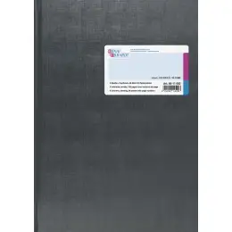 Spaltenbuch König & Ebhardt 86-11062 8611062 mit Kopfleiste, A4, 192 Seiten, mit Seitenzahlen, 6 Spalten, Kunststoff, grau