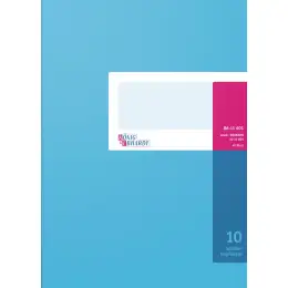 Spaltenbuch König & Ebhardt 86-11601 8611601 mit Kopfleiste, A4, 80 Seiten, 10 Spalten, Karton, magenta/hellblau