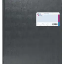 Spaltenbuch König & Ebhardt 86-11702 8611702 mit Kopfleiste, 277x255 mm, 192 Seiten, mit Seitenzahlen, 20 Spalten, Kunststoff, grau