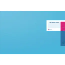 Amerikanisches Journal König & Ebhardt 86-17679 8617679 490x297 mm, 96 Seiten, Konten-Journal, Karton, magenta/hellblau