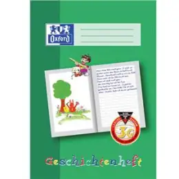 Schreiblernheft Oxford 100050093 A4, 16 Blatt, Lineatur 3G