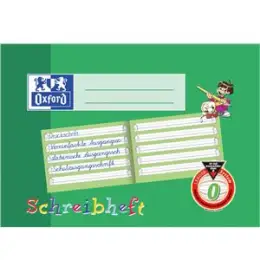 Schreiblernheft Oxford 100050100 A5-quer, 16 Blatt Lineatur 0, Pack 10 Stk