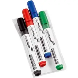 Whiteboardmarker Legamaster 7-110594 TZ100 1,5-3mm, Rundspitze, 4er-Etui, schwarz, rot, blau, grün