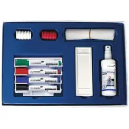 Whiteboard-Zubehörset Legamaster 7-125000 Starter-Kit inkl. 4xTZ100,10 Magnete, Halter, Löscher, Reiniger, Tücher