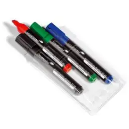 Flipchartmarker Legamaster 7-155094 TZ41 presentation marker 2-5mm, Keilspitze, 4er-Etui, schwarz, rot, blau, grün