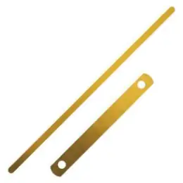 Aufreihbänder Leitz 1712-00-00 17120000 Metall, gold, Pack 100 Stk