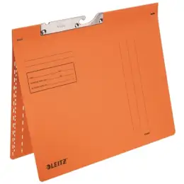 Pendelhefter Leitz 2014-00-45 20140045 A4, Manilakarton 250g, kaufmännische Heftung, orange, Pack 50 Stk