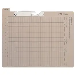 Fehlkarte Leitz 2028-00-85 20280085 grau, ohne Tasche, für Pendelregistratur